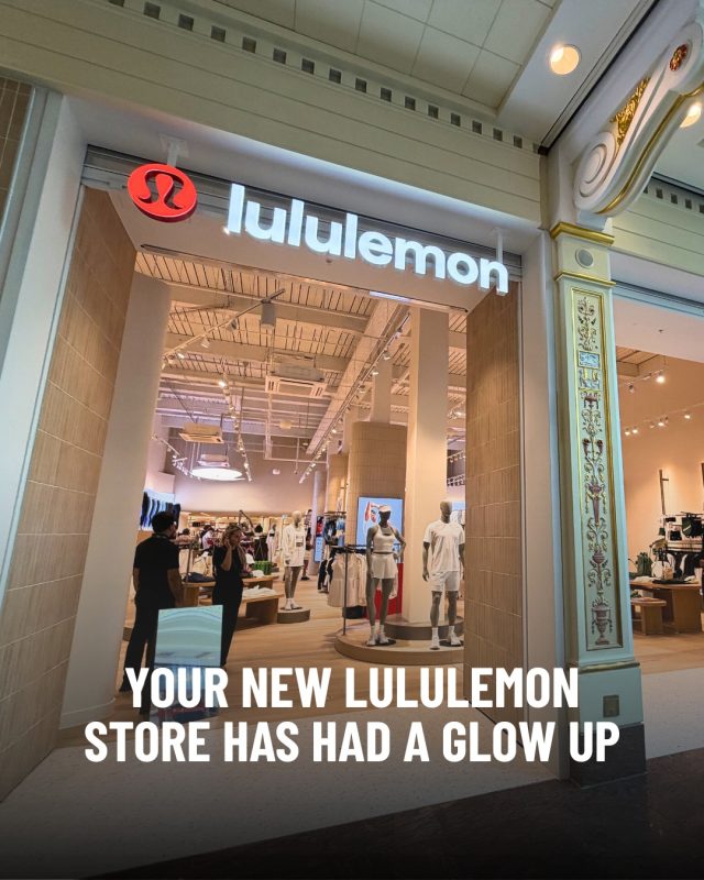 The new @lululemon store, up close 👀We've had a look around the new space and, safe to say... it's looking incredible 🫶Swipe through for a closer look ✨Plus, did you know the lululemon padel court is now open from 10 to 23 July? Book your one-hour session via the Playtomic app and swap your shopping bags for a racket 🎾