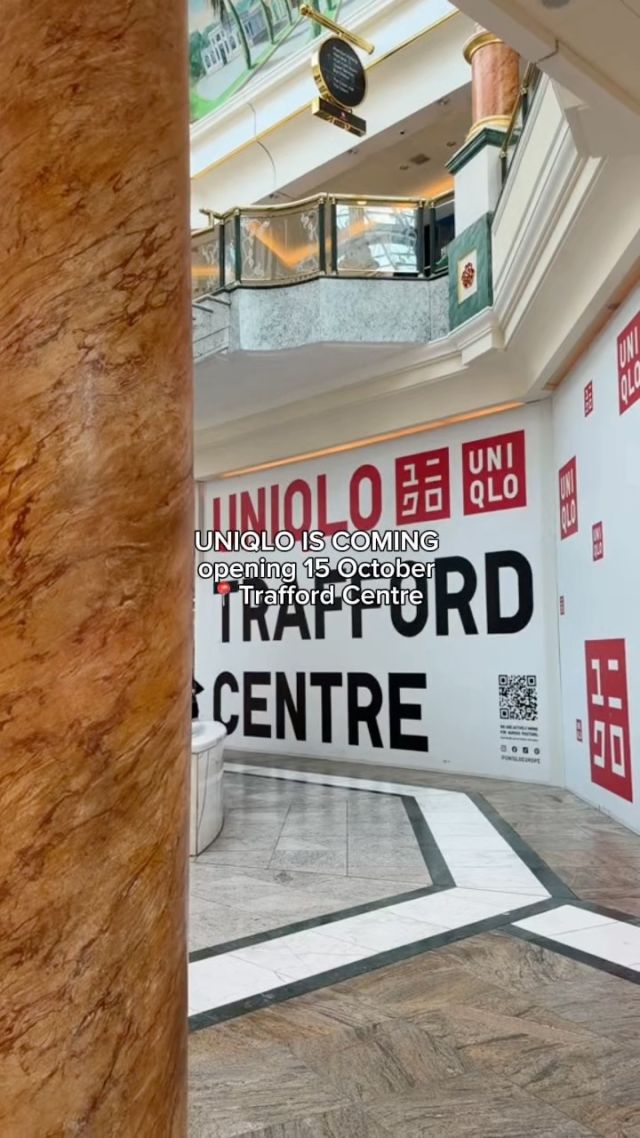 Something big is landing at Trafford Centre 👀To celebrate, one lucky winner will receive a £1,000 UNIQLO gift card and an invite to the exclusive pre-opening event before the doors officially open.To enter:
1️⃣ Follow @thetraffordcentre and @uniqlo
2️⃣ Like this post
3️⃣ Tag who you’d bring along in the commentsThe competition runs from 27 September to 5 October. The winner will be contacted via DM from this account only.Full T&Cs apply. Prize is non-transferable. This competition is not affiliated with Instagram.#Uniqlo #Storeopening #giveaway #traffordcentre