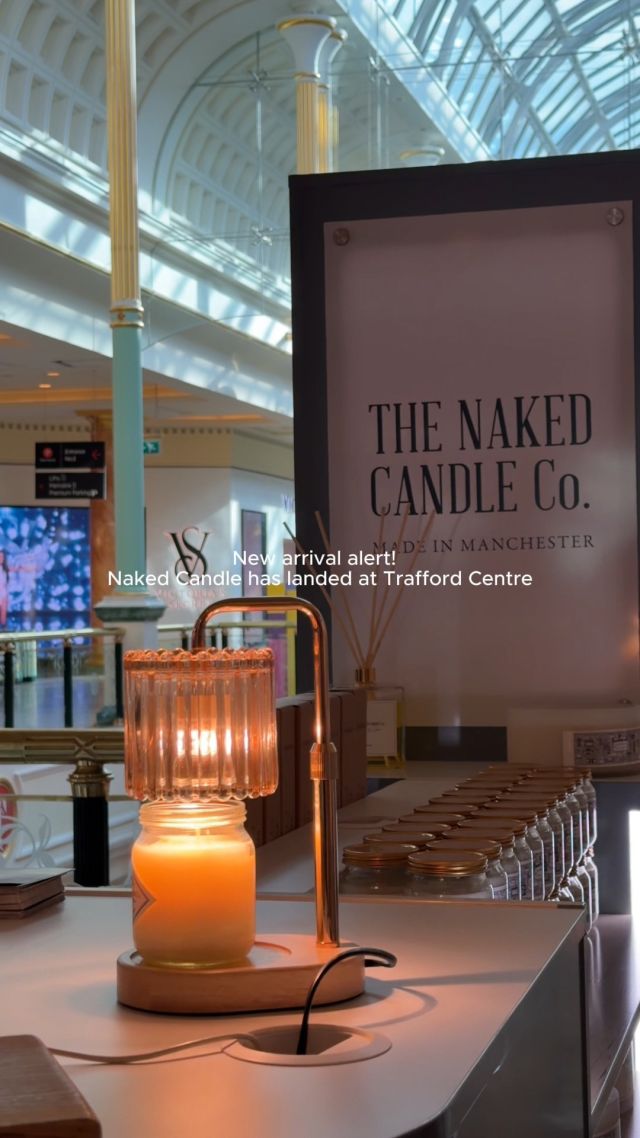 Your home fragrance game just got an upgrade 🕯️✨@thenakedcandleco has landed at Trafford Centre, bringing gorgeous scents to your shopping trip 🤍📍 Find the stand on the Upper Dome and explore the collection for yourself!✨ Follow @traffordcentre for more store updates and shopping inspo!