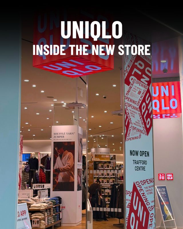 New store, new wardrobe inspo 👀👕Have you had a look inside @uniqloeurope yet? From everyday basics to your new autumn/winter faves, there’s plenty to browse!📍Lower Peel AvenueFollow us for more store openings and fashion updates! ✨